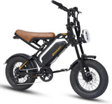 16" Fat Tyre Electric Bike for Adults, 48V 13.5Ah Removable Battery, 250W Motor, Dual Suspension E-Bike with LCD Display